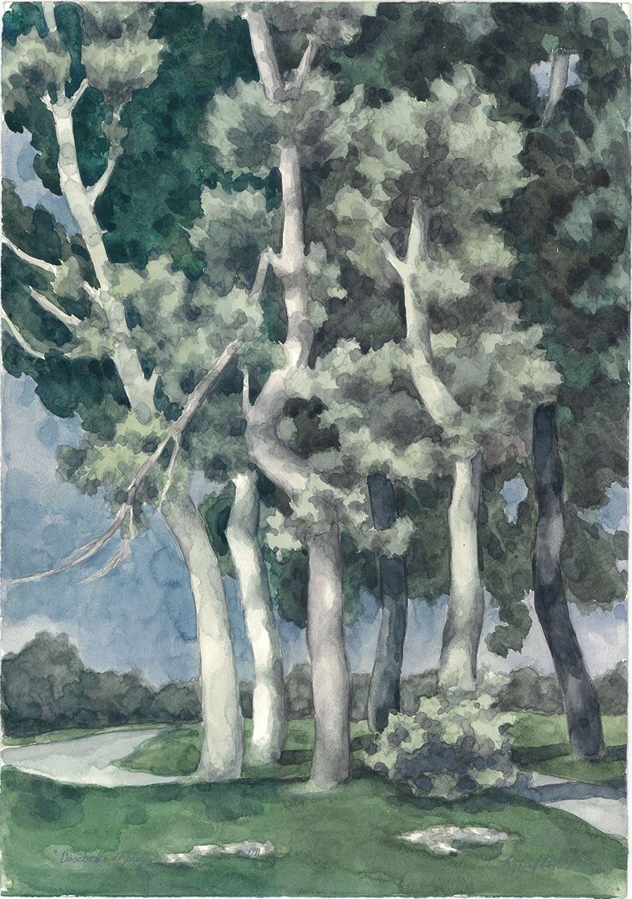 Boschetto di pioppi, 1991